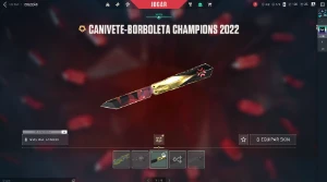 Conta Valorant Com Skin Canivete Da Champions