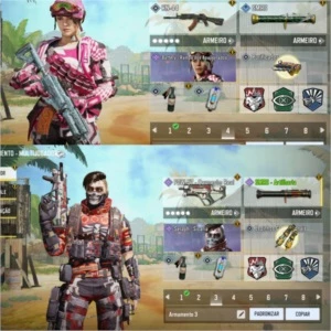 CONTA COD MOBILE equipada - PUBG