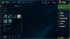 CONTA SMURF PLAT IV ( 43 K DE ESSENCIAS AZUIS ) + 66% DE WIN - League of Legends LOL