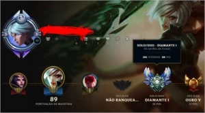 Conta diamond 1 promoção - League of Legends LOL
