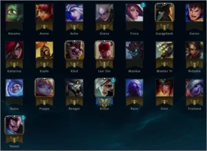 Conta diamond 1 promoção - League of Legends LOL