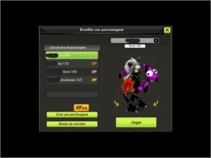 Conta dofus touch cra 185, iop 172, sram 159 e ladino 157