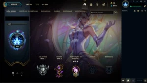 VENDO MINHA CONTA DO LOL 292 SKINS 25 PAG DE RUNAS LV 357 - League of Legends