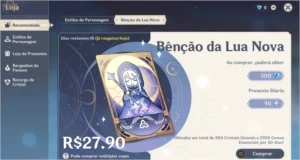 AR 33 Ayaka + Keqing + Espinha Celestial + Benção - Genshin Impact