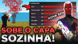 Free Fire Sensibilidade Mobile igual Regedit e Emulador 2024