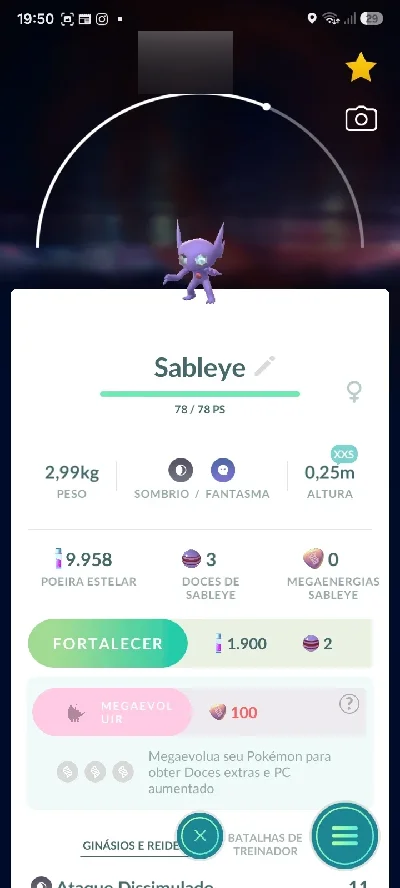 Conta Pokémon GO: Mewtwo 100% (Hundo) na Master Ball + Zygar