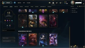 Conta Lol - 18 Skins / 48Campeões /  Unranked - League of Legends