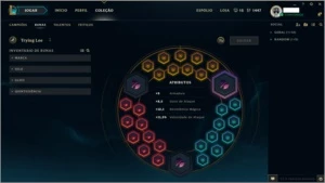 Conta lvl 30, 29 champions, gold IV (MMR de gold IV) - League of Legends LOL