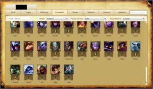 CONTA LEAGUE OF LEGENDS LOL