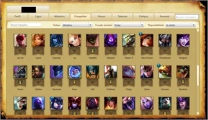 CONTA LEAGUE OF LEGENDS LOL