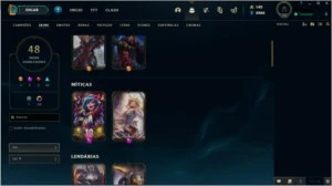 *CONTA DIAMANTE 4* - League of Legends LOL