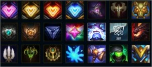 CONTA PRATA4 MUITOS ICONES TOP BARATA - League of Legends LOL