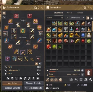 Black Desert Gs 784 - Lvl65 - Não Steam