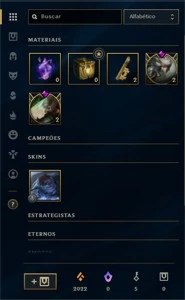 Conta MESTRE League of Legends LOL