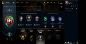 Conta de LOL Todos os champions 250+ skins 19k blue essence - League of Legends