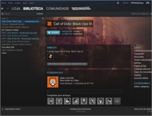 Conta Steam : H1Z1 (os dois) , BO3 e mais alguns jogos