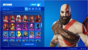 Conta Fortnite com 210 Skins (Mais de 200.000 vBucks Gastos)