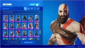 Conta Fortnite com 210 Skins (Mais de 200.000 vBucks Gastos)