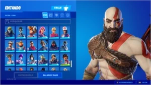 Conta Fortnite com 210 Skins (Mais de 200.000 vBucks Gastos)