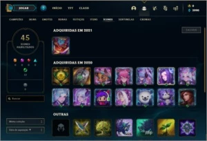 Conta ouro 3 com 3 skins e 32 champs - League of Legends LOL