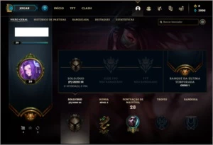 Conta ouro 3 com 3 skins e 32 champs - League of Legends LOL
