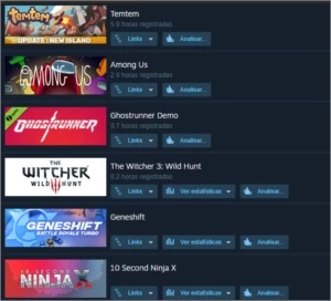 Conta Steam Level 16 com Rust, Temtem e outros
