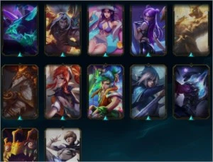 Conta League of Legends Diamond IV 104 champions + skins LOL