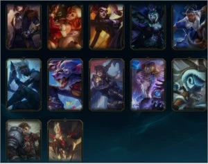 Conta League of Legends Diamond IV 104 champions + skins LOL