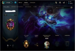 CONTA OURO 2 - TODOS OS CAMPEÕES - 233 SKINS - League of Legends LOL