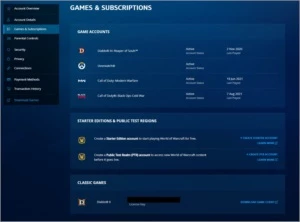 Conta Blizzard - COD MW-COD BOCW -DIABLO 2 e 3-OVERWATCH - Call of Duty