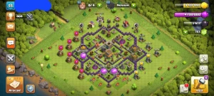 clash of clans cv8 e clash royale arena 11