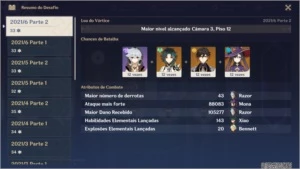 Conta Genshin Impact AR56 100% F2P - Mona c3, Xiao c1