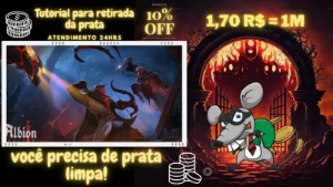 Vendo Prata Farmada Open World! 1.70R$ o M + BRINDES! - Albion Online