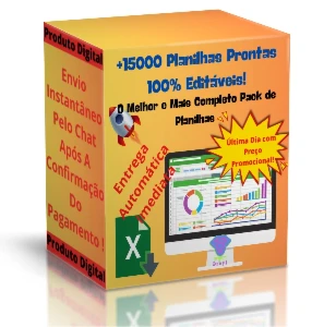 Mega Pack Planilhas Prontas Editáveis + Bônus - Outros