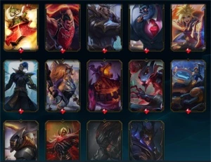 Conta Platina I com +170 skins e +140 Essência mítica - League of Legends LOL