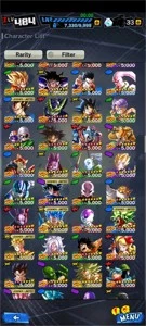 Conta dragon ball legends quase todos bonecos (day 1)