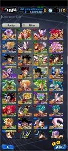 Conta dragon ball legends quase todos bonecos (day 1)