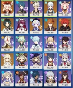 Xiao + Homa, Klee + Oraçôes e muito mais. - Genshin Impact