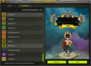 conta dofus servidor illy  quase todas as conquistas 18kpts