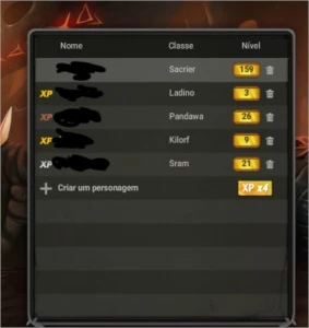 conta dofus servidor illy  quase todas as conquistas 18kpts