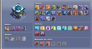 Clash of clãs CV 13 bem upada - Clash of Clans