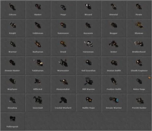 MS 500 + ED 330 + EK 240 + ALTS COM SKILLS ALTOS - Tibia