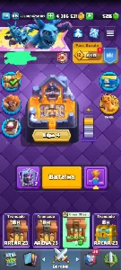 Conta de Clash Royale