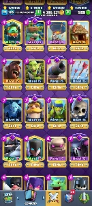 Conta de Clash Royale