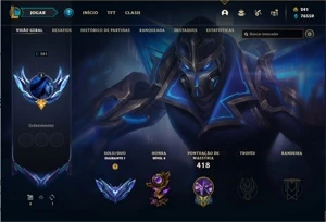 CONTA DIAMANTE 1 - 164 SKINS - TODOS OS CAMPEÕES - League of Legends LOL