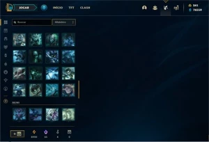 CONTA DIAMANTE 1 - 164 SKINS - TODOS OS CAMPEÕES - League of Legends LOL