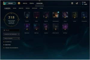 Conta League of Legends 129 Campeões / 52 Skins LOL