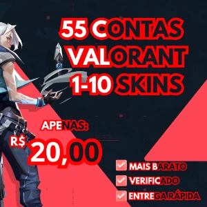 [Mais Vendido] Valorant Conta 55 Nfa Com 1-10 Skins!