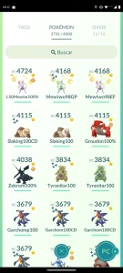 Conta Pokémon Go Nível 47 (Quase 48)