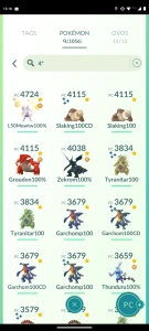 Conta Pokémon Go Nível 47 (Quase 48)